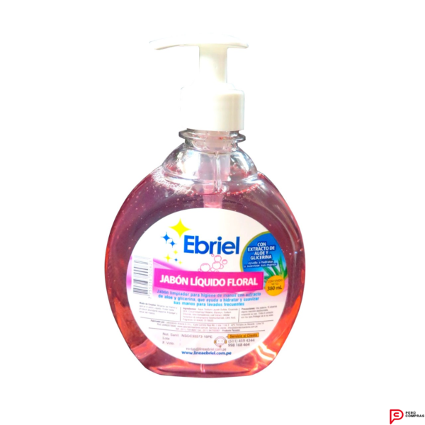 JABÓN LIQUIDO FLORAL 380 ml.