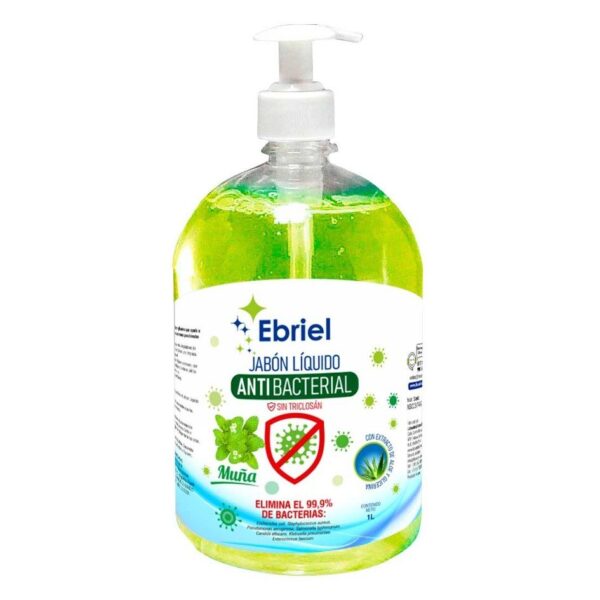 JABÓN LÍQUIDO ANTIBACTERIAL MUÑA 1 L