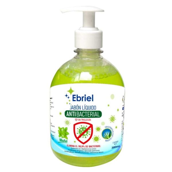 JABÓN LÍQUIDO ANTIBACTERIAL MUÑA 380 ml
