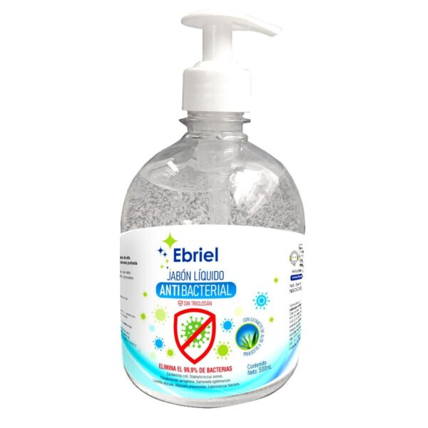 JABÓN LIQUIDO ANTIBACTERIAL 500 ml.