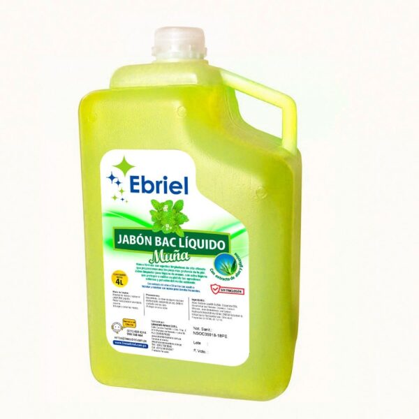 JABÓN LIQUIDO BAC MUÑA 4 LT.