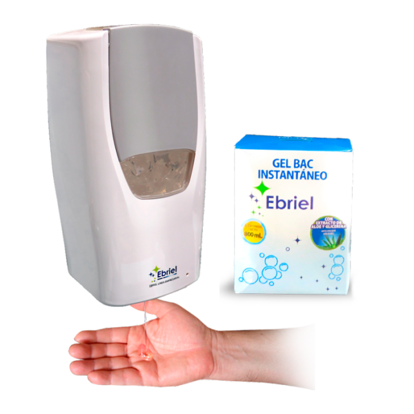 DISPENSADOR DE JABÓN DUAL AUTOMÁTICO CON SENSOR