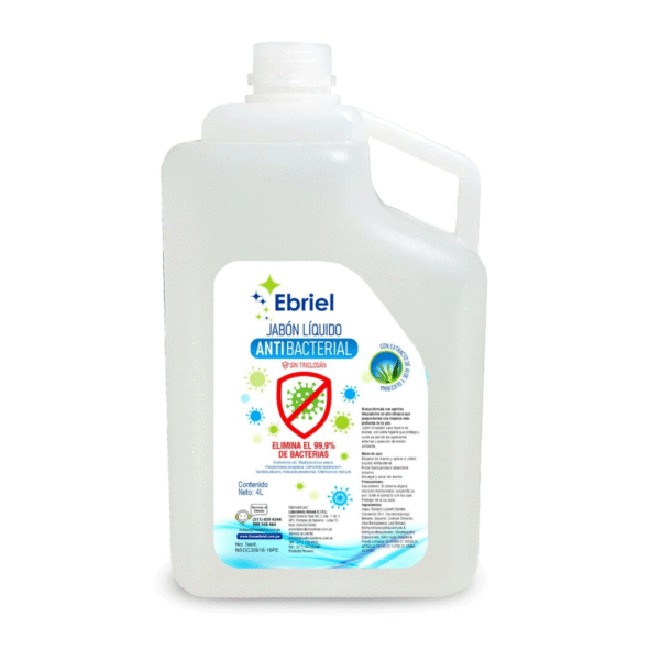 JABÓN LIQUIDO ANTIBACTERIAL 4 LT.