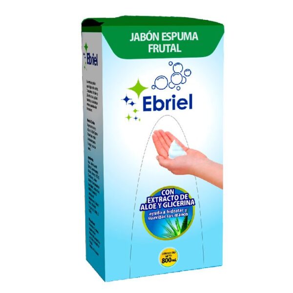 JABÓN ESPUMA FRUTAL 800 ml CON EXTRACTO DE ÁLOE Y GLICERINA