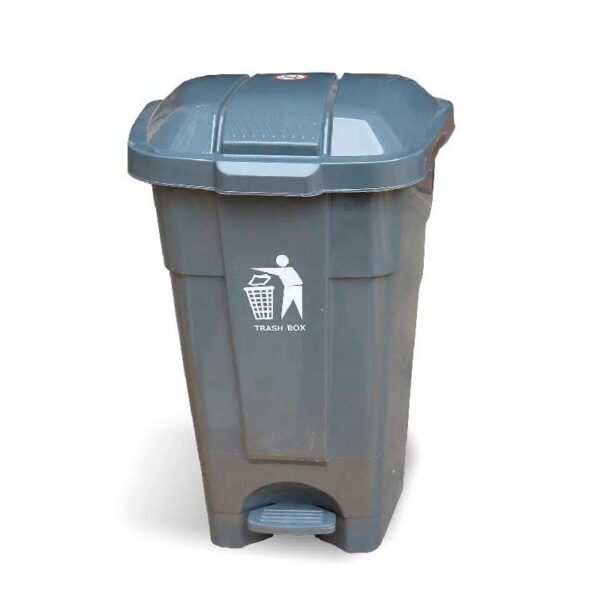 TACHO DE BASURA CON SISTEMA PEDAL Y 2 RUEDAS 70 L