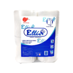Papel Toalla Institucional Jumbo Ellia Blanco 4 rollos x 300 m